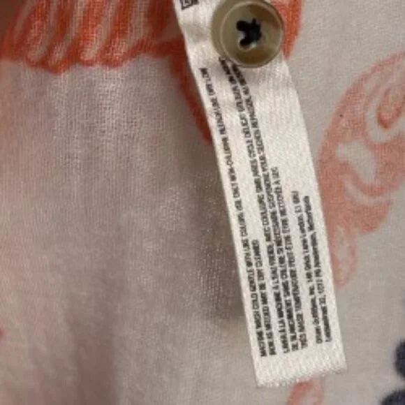 Anthropologie Lobster Essential Gauzy Shirt Small - Picture 6 of 6